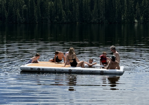 Canadian Board Company floating dock